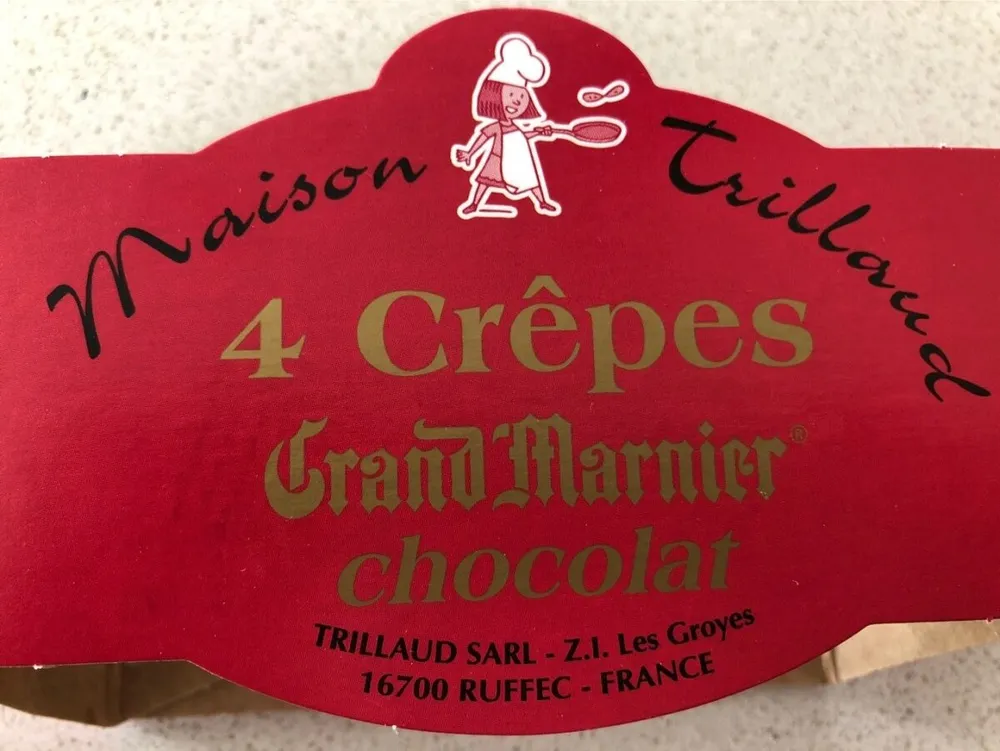 4 Crêpes Grand Marnier Chocolat
