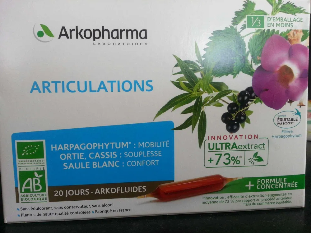 Arkofluides Articulations Bio 20 Ampoules