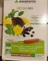 Arkofluides Détox Arkopharma 20 Ampoules