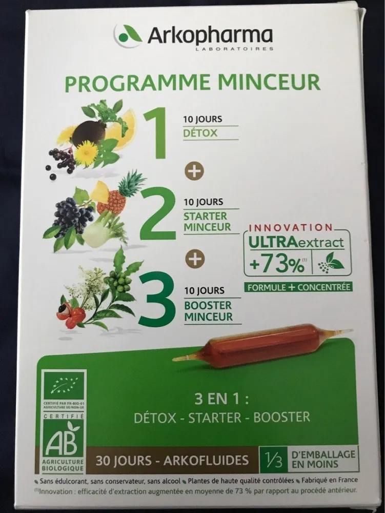 Arkopharma Programme Minceur Detox-starter-booster 30 Jours