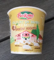 Yaourt de brebis pays basques praliné noisette