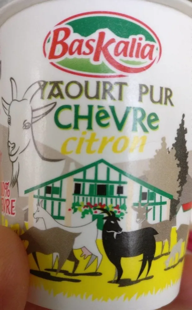 Yaourt pur chèvre citron