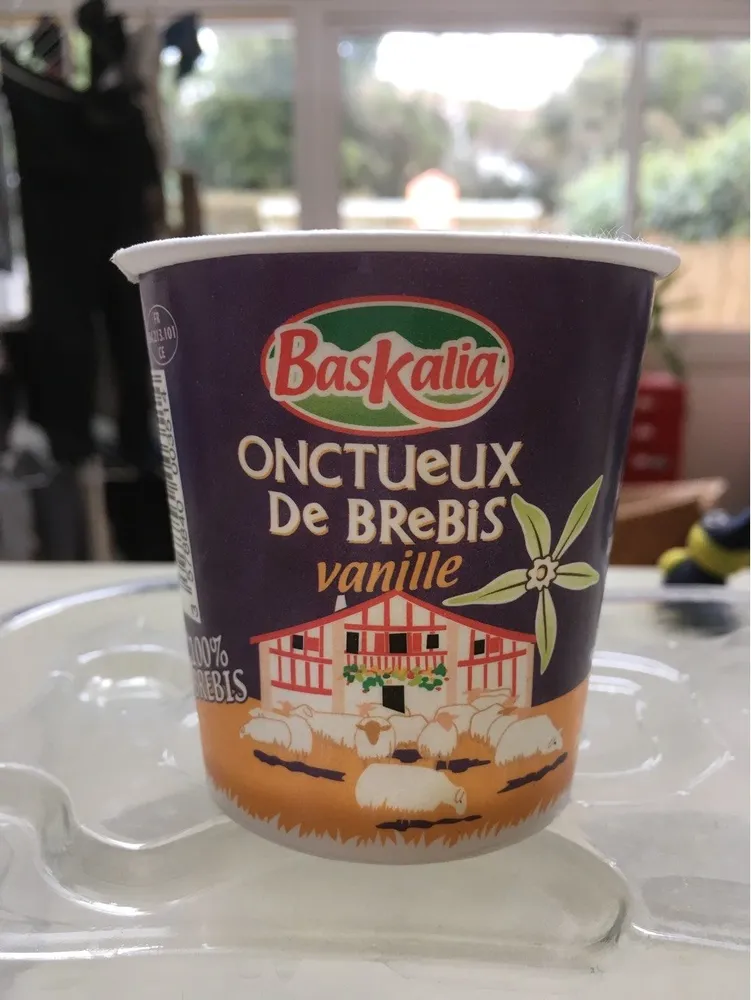 Onctueux de brebis vanille