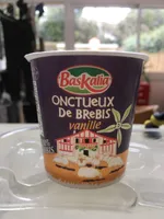 Onctueux de brebis vanille