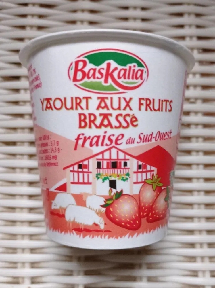 Yaourt aux fruits brassé