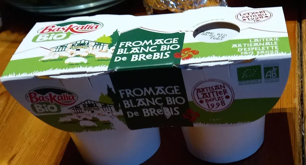 Fromage blan bio de brebis
