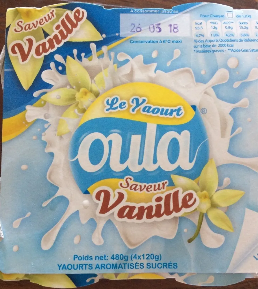 Yaourt Oula Vanille