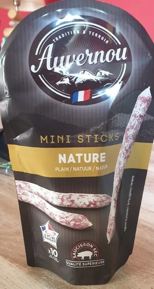 Mini sticks de saucisson sec nature