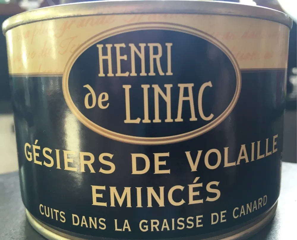 Gesiers de volaille eminces