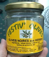 Olives noires aux herbes