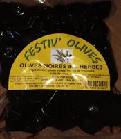 Olives noires aux herbes