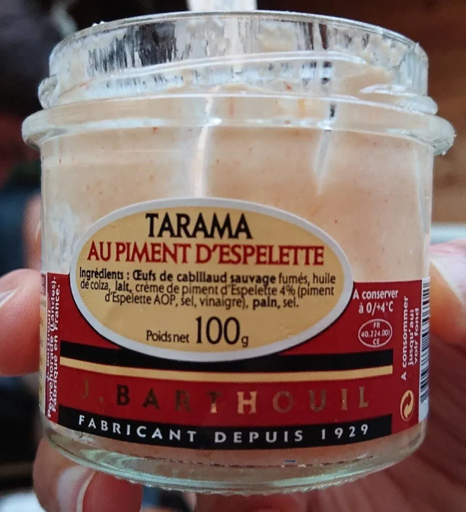 Tarama au piment d'espelette
