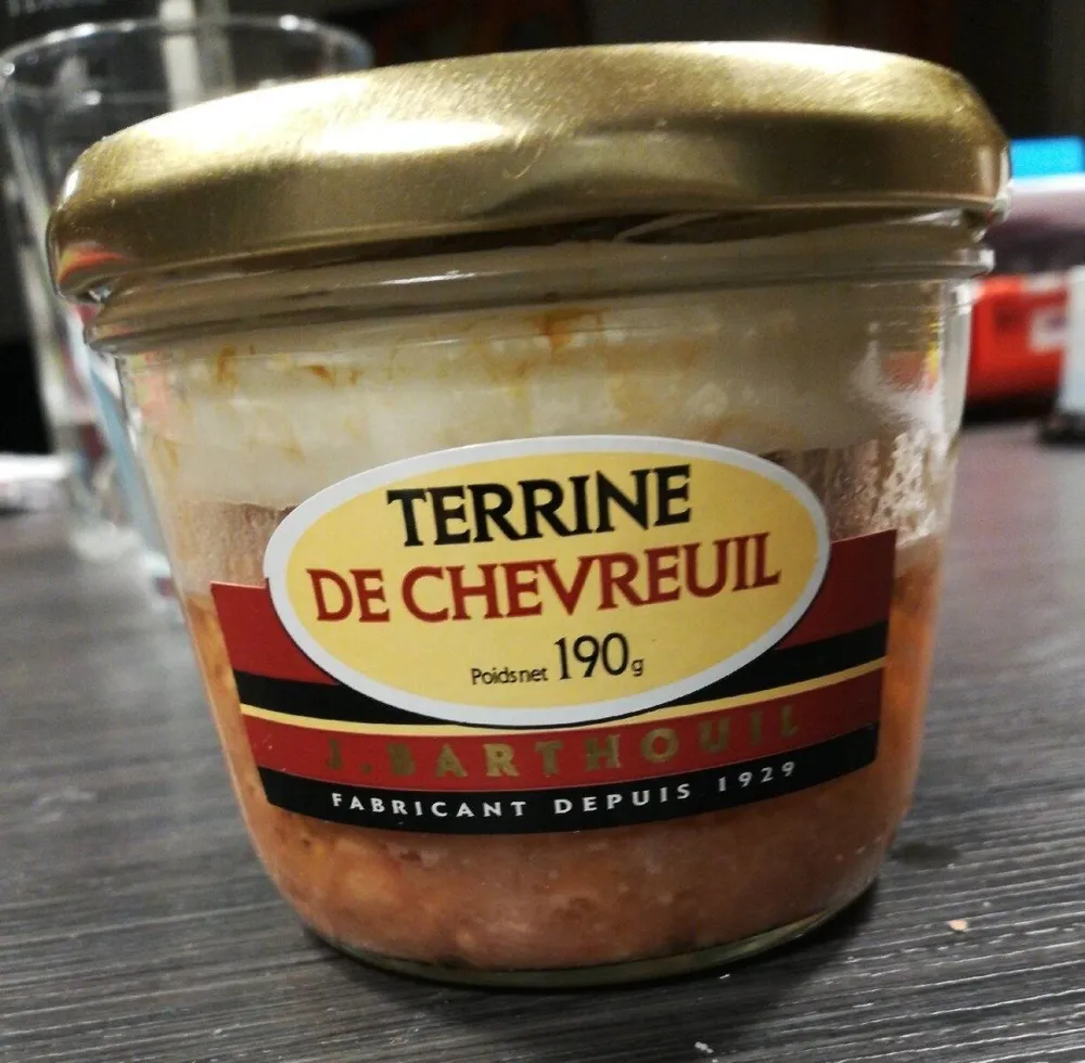 Terrine de chevreuil