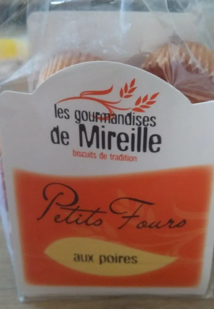 Petits fours aux poires