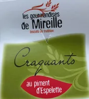 Craquants au piment d'Espelette