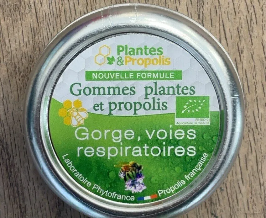 Gommes plantes et propolis