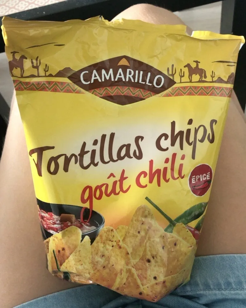 Tortillas chips goût chili