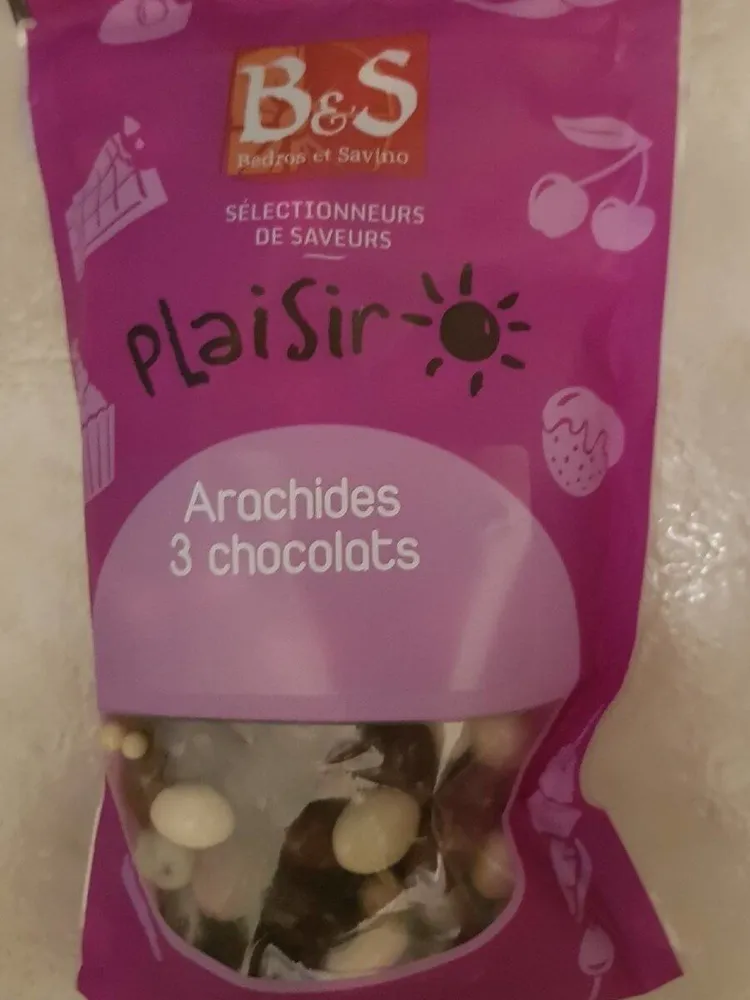 arachides 3 chocolats