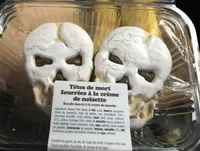 Têtes de Mort Fourrées à la Crème de Noisettes