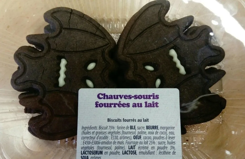 Chauves-souris fourrées au lait