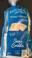 Pain de mie sans croûte