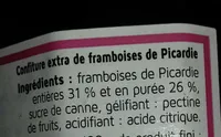 Confiture De Framboises De Picardie Les P'tites Tartines 315 G