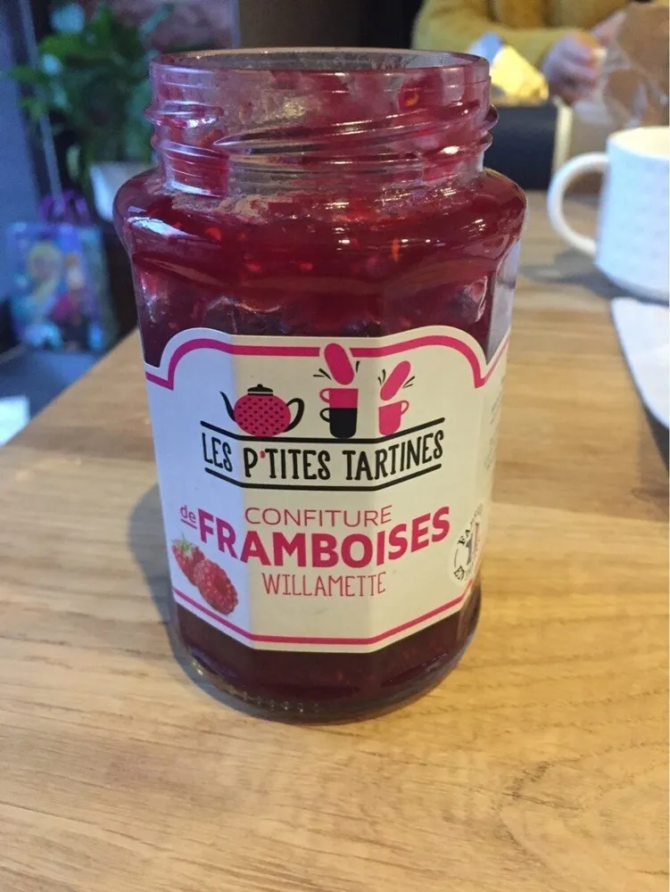 Confiture de framboise willamette