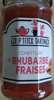 Confiture de rhubarbe fraises