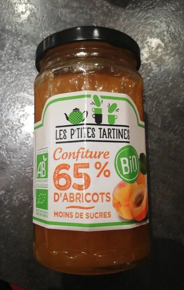 Confiture 65% d'abricots