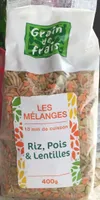 Riz, Pois & Lentilles