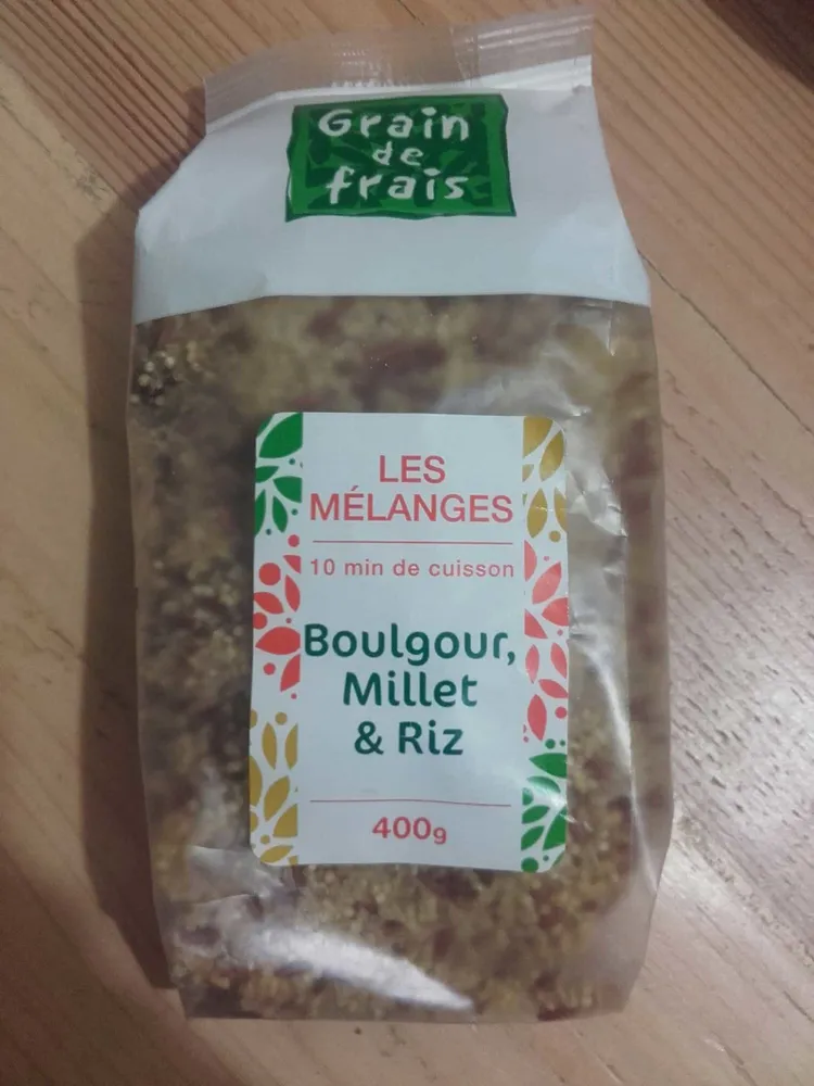 Boulgour, Millet & Riz