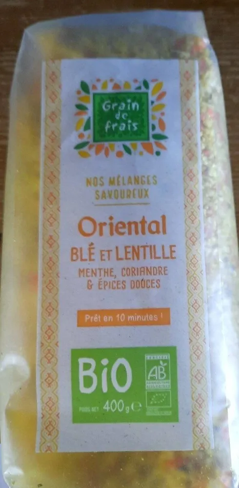 Oriental Blé et Lentille