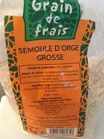 Semoule d'orge grosse