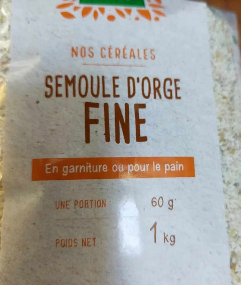 Semoule d'orge