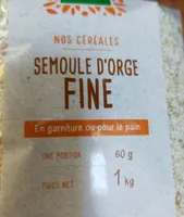 Semoule d'orge
