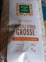 Semoule d'orge grosse