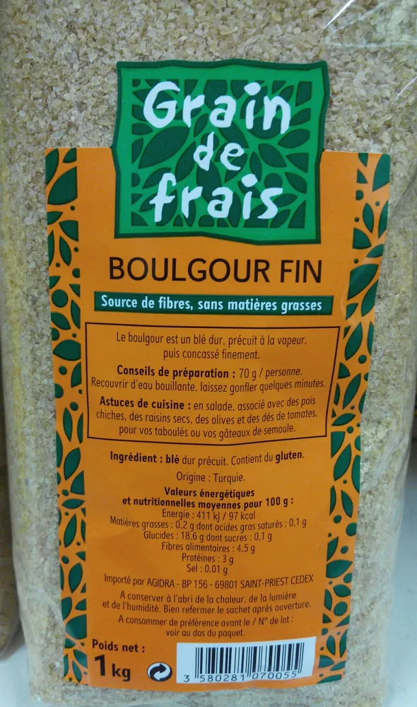 Boulgour fin