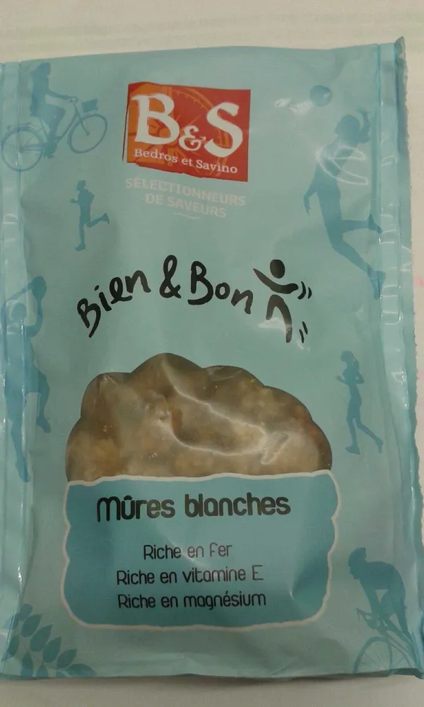 Mûres blanches bien et bon