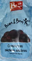 Cranberries Séchées Entières