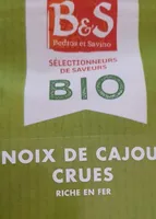 Noix de cajou crues