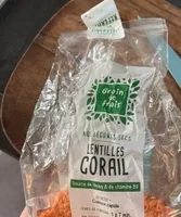 Lentilles corail