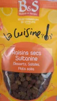 Raisin Sultanine B &S Sachet