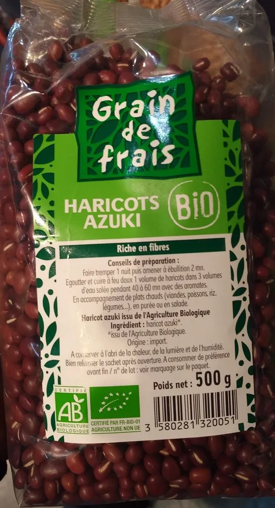 Haricots Azuki Bio