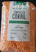 Lentilles corail