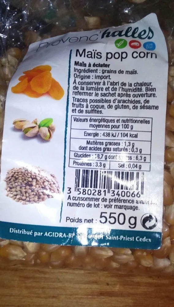 Maïs pop corn