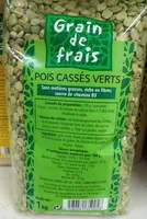 Pois cassés verts
