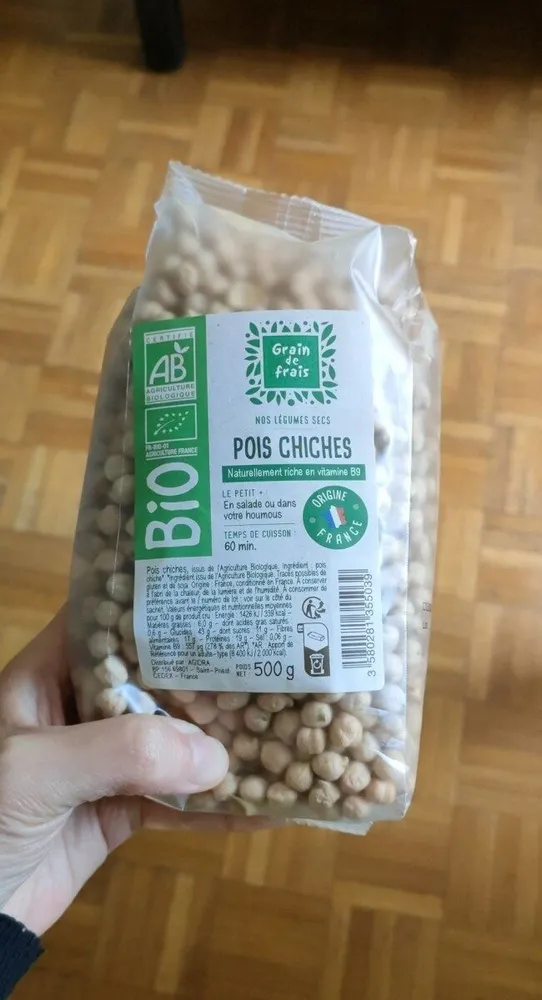 Pois chiches secs