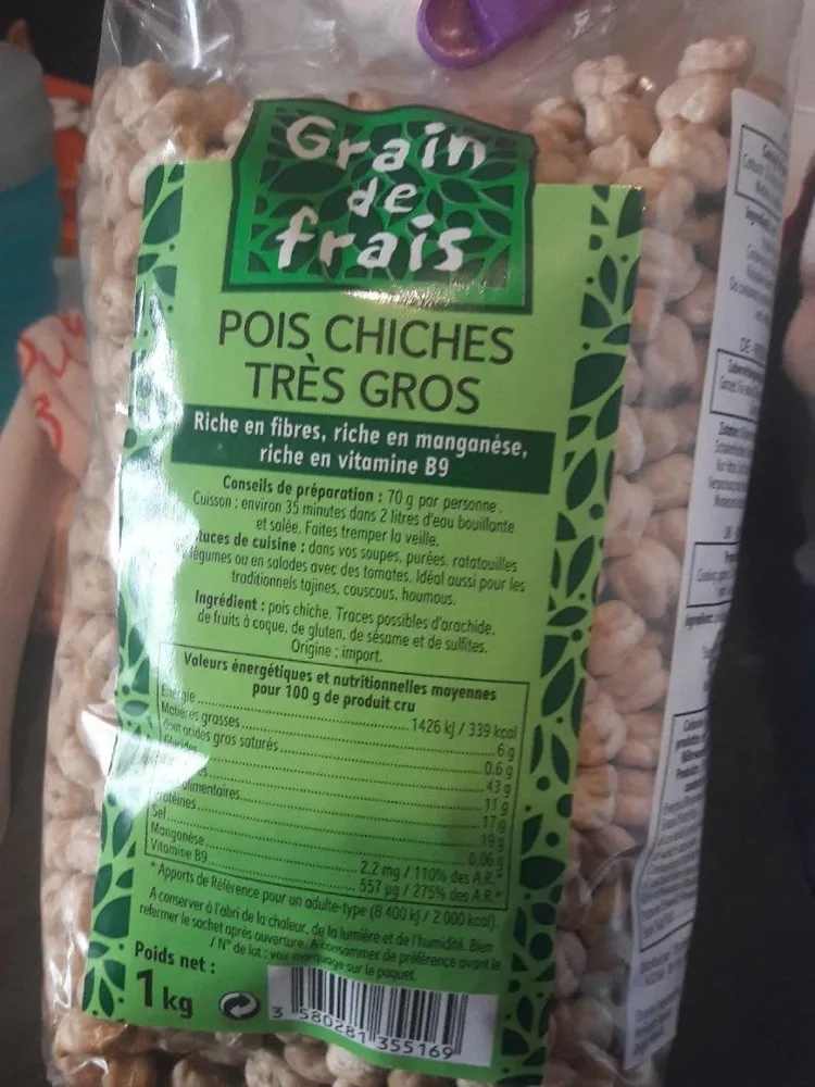 Pois chiche très gros