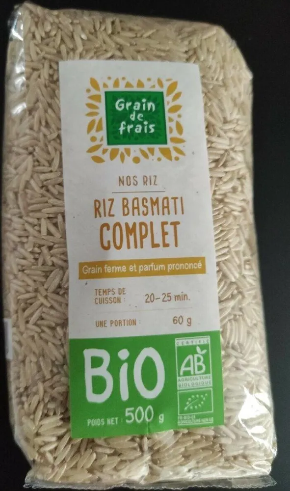 Riz basmati complet