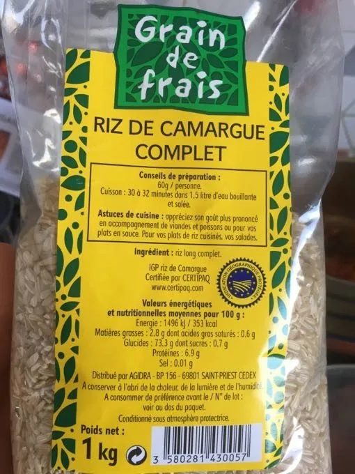 Riz de Camargue complet